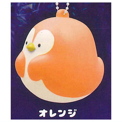 Penguin Ghost Light Mascot Ball Chain [5.Orange]