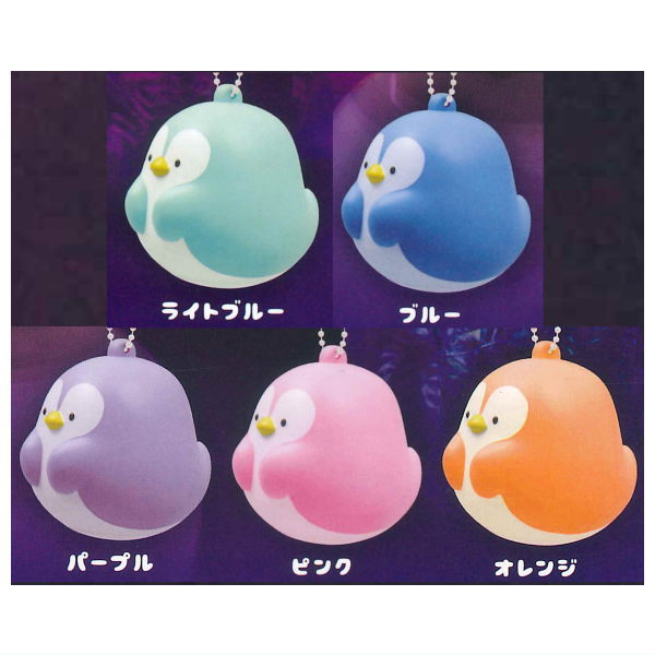 Penguin Ghost Light Mascot Ball Chain [Normal 5 type set (Secret is NOT including)]