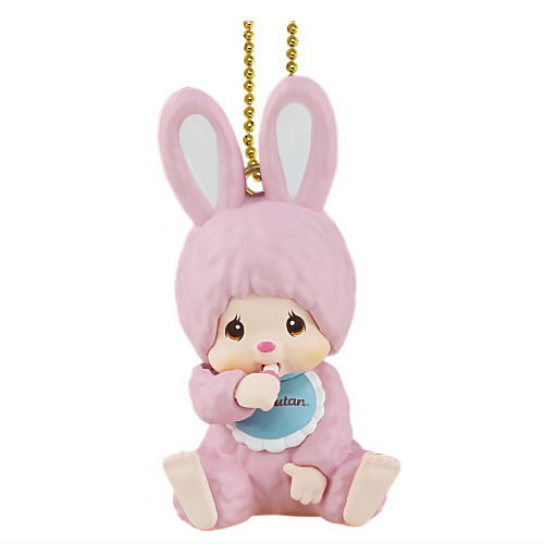 Monchhichi Mascot Keychain Part.4 [5.Chim-tan (Sitting with Pacifier Ver.)]