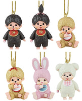 Monchhichi Mascot Keychain Part.4 [All 6 type set(Full Complete)]