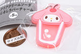 Sanrio Characters Clear Cream Soda Mejirushi Rubber Charm [1.My Melody]