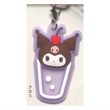 Sanrio Characters Clear Cream Soda Mejirushi Rubber Charm [2.Kuromi]