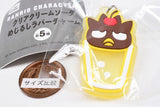 Sanrio Characters Clear Cream Soda Mejirushi Rubber Charm [5.Bad Badtzmaru]
