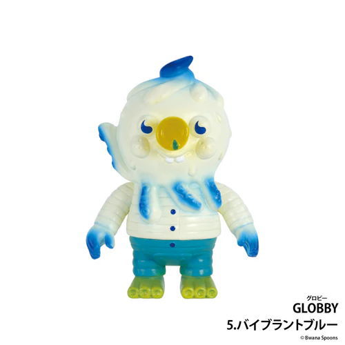 HELLO IN THE WORLD !! Vol.5 BWANA SPOONS Figure Collection [5.Vibrant Blue [GLOBBY]]