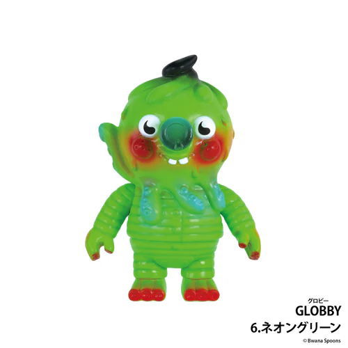 HELLO IN THE WORLD !! Vol.5 BWANA SPOONS Figure Collection [6.Neon green [GLOBBY]]