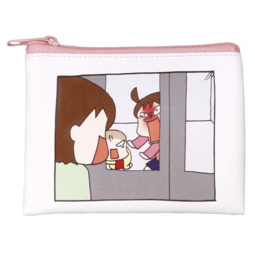 Uchi no Sanshimai Mini Pouch & Kinchaku [1.Fu-chan Mini Pouch]