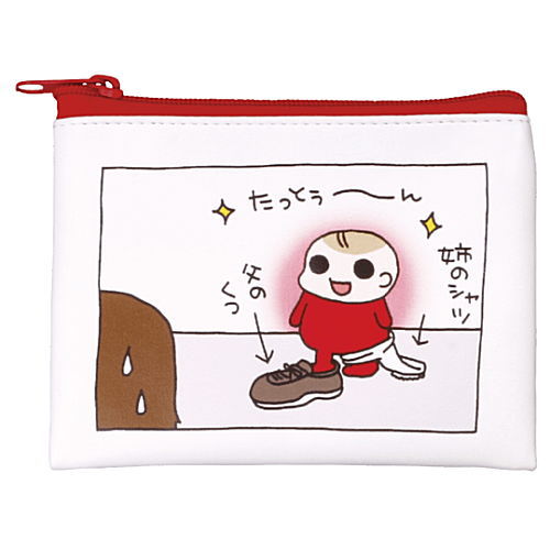 Uchi no Sanshimai Mini Pouch & Kinchaku [3.Chi-chan Mini Pouch]