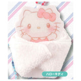 Sanrio Characters Okurumi Mini Towel Keychain [1.Hello Kitty]