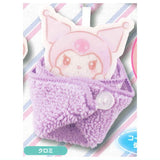 Sanrio Characters Okurumi Mini Towel Keychain [3.Kuromi]