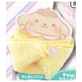 Sanrio Characters Okurumi Mini Towel Keychain [4.Pompompurin]