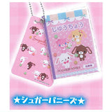 Sanrio Characters Jiyucho & Shitajiki Set Charm Part.2 [5.Sugarbunnies]