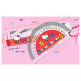 Sanrio Characters Retro Mini Ruler & Protractor Keychain [1.Hello Kitty]