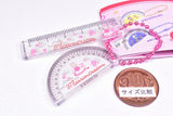 Sanrio Characters Retro Mini Ruler & Protractor Keychain [4.Marron Cream]