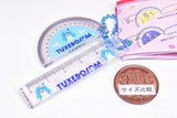 Sanrio Characters Retro Mini Ruler & Protractor Keychain [7.Tuxedo Sam]
