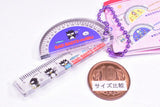 Sanrio Characters Retro Mini Ruler & Protractor Keychain [8.Bad Badtzmaru]