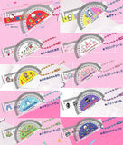 Sanrio Characters Retro Mini Ruler & Protractor Keychain [All 10 type set(Full Complete)]