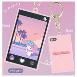 Sanrio Characters Fuiuchi Cute Shot Keychain [1.My Melody]