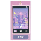 Sanrio Characters Fuiuchi Cute Shot Keychain [2.Kuromi]