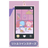 Sanrio Characters Fuiuchi Cute Shot Keychain [4.Little Twin Stars]