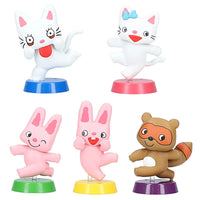 Shaky! Nontan Bubble Head Doll Otomodachifuetayo! [All 5 type set(Full Complete)]