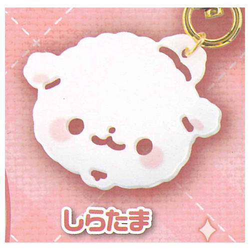 Pomeranian mochi Die-cut acrylic mascot [2.Shiratama]
