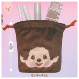Monchhichi Fuwafuwa Kinchaku [1.Monchhichi-kun]