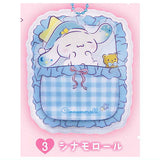 Sanrio Characters PVC Clear Case with Acrylic Charm Good Night Design [3.Cinnamoroll]