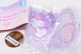 Sanrio Characters PVC Clear Case with Acrylic Charm Good Night Design [4.Kuromi]