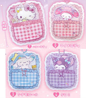 Sanrio Characters PVC Clear Case with Acrylic Charm Good Night Design [All 4 type set(Full Complete)]