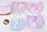 Sanrio Characters PVC Clear Case with Acrylic Charm Good Night Design [All 4 type set(Full Complete)]