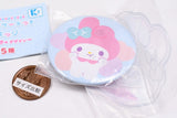 Sanrio Characters PVC Clear Case with Can Badge Punikyukyu Design [2.My Melody]
