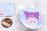 Sanrio Characters PVC Clear Case with Can Badge Punikyukyu Design [3.Kuromi]