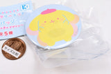 Sanrio Characters PVC Clear Case with Can Badge Punikyukyu Design [5.Pompompurin]