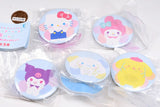 Sanrio Characters PVC Clear Case with Can Badge Punikyukyu Design [All 5 type set(Full Complete)]