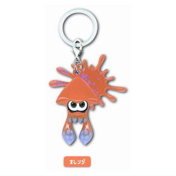 Splatoon Part.3 Squid and Octopus Charm Mascot [5.Squid (Orange)]