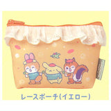 KUPPY RAMUNE x Sanrio Characters Pouch Collection [4.Lace Pouch (Yellow)]