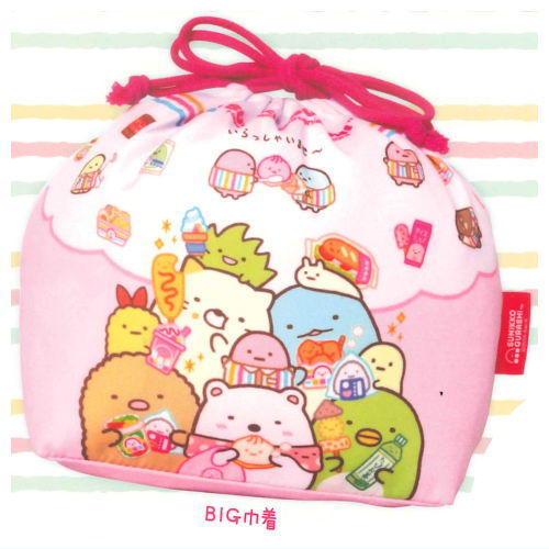 Sumikkogurashi Wakuwaku Tapioca Convenience Store Variety [2.Big Drawstring Bag]