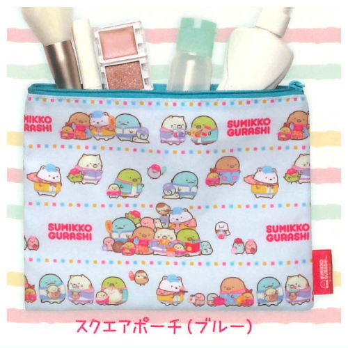 Sumikkogurashi Wakuwaku Tapioca Convenience Store Variety [5.Square Pouch (Blue)]