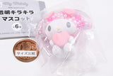 My Melody Transparent Glitter Mascot [4.Taremimi pink]