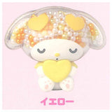 My Melody Transparent Glitter Mascot [6.Yellow]