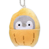 Koupen-chan Hanamaru Rice Plush Toy & Onigiri Kinchaku Pouch [4.Genmai Koupen-chan]