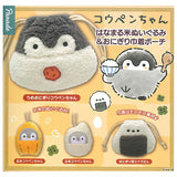 Koupen-chan Hanamaru Rice Plush Toy & Onigiri Kinchaku Pouch [All 4 type set(Full Complete)]