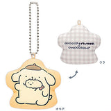 White Tiger and Black Tiger x Sanrio Characters Cushion Mascot [3.Black Tiger x Pompompurin]