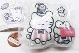 White Tiger and Black Tiger x Sanrio Characters Cushion Mascot [6.White Tiger & Black Tiger x Kerokerokeroppi]