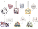 White Tiger and Black Tiger x Sanrio Characters Cushion Mascot [All 6 type set(Full Complete)]