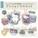 White Tiger and Black Tiger x Sanrio Characters Cushion Mascot [All 6 type set(Full Complete)]