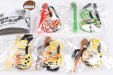 Meshi Terro Girls Miniature Guitar Mascot [All 5 type set(Full Complete)]