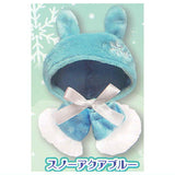 Okigae poncho Snow Dream Part.4 [4.Snow Aqua Blue]