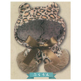 Okigae poncho Leopard [1.Brown]