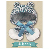 Okigae poncho Leopard [3.White]